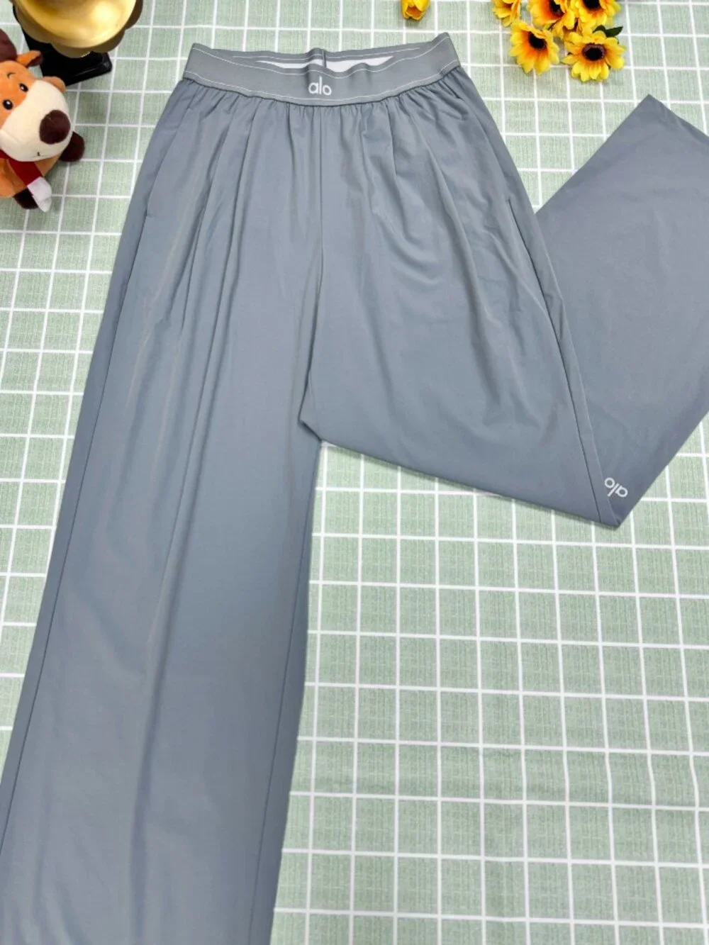 ALO Yoga Suit Up Trouser (Regular) Steel Grey 👖😉 NWT,Women's Casual Office